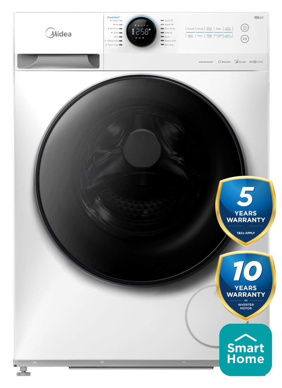 Midea 9kgs Washing Machine Premium